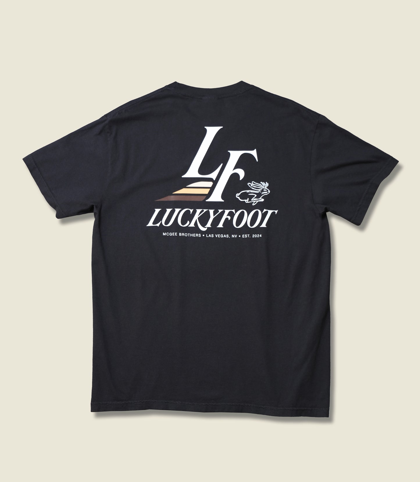 Luckyfoot Flagship T-Shirt - Vintage Black