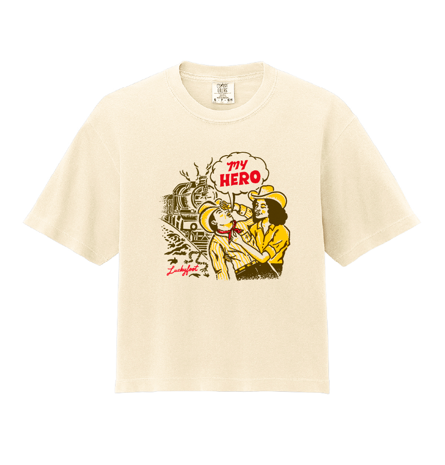 My Hero Ladies Crop Tee