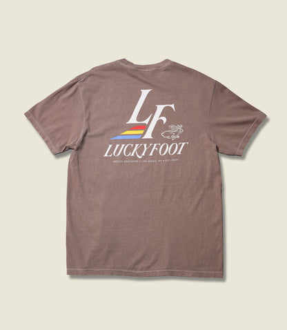 Luckyfoot Flagship T-Shirt - Vintage Brown