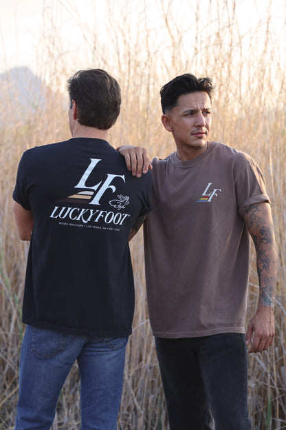 Luckyfoot Flagship T-Shirt - Vintage Black