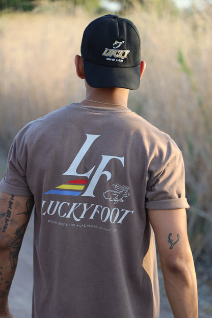 Luckyfoot Flagship T-Shirt - Vintage Brown